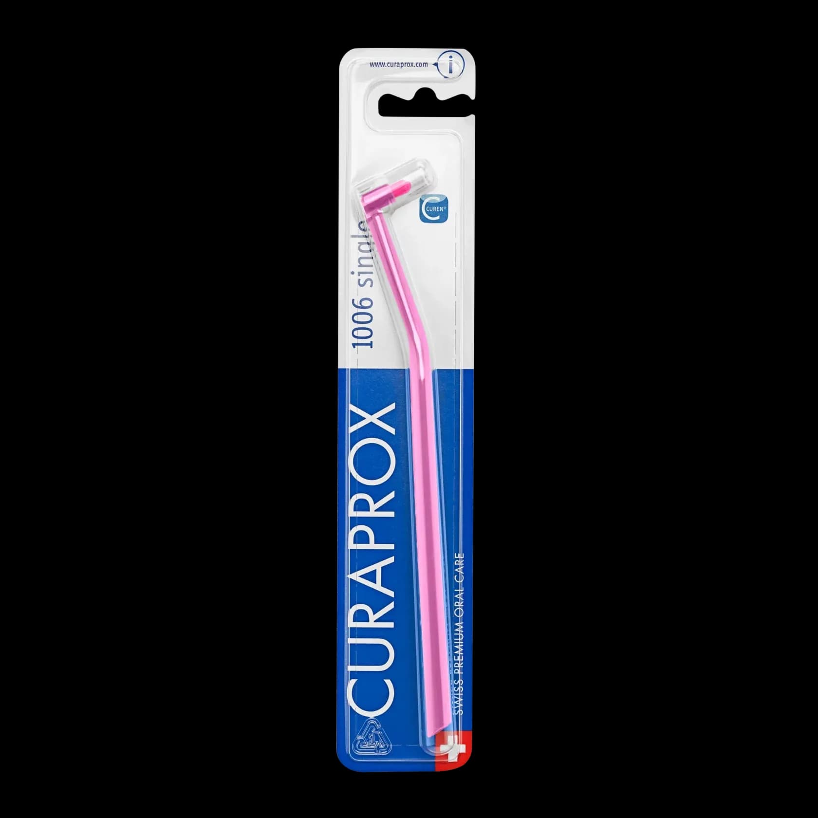 Монопучкова щітка Curaprox CS 1006 Single & Sulcular, 6 мм