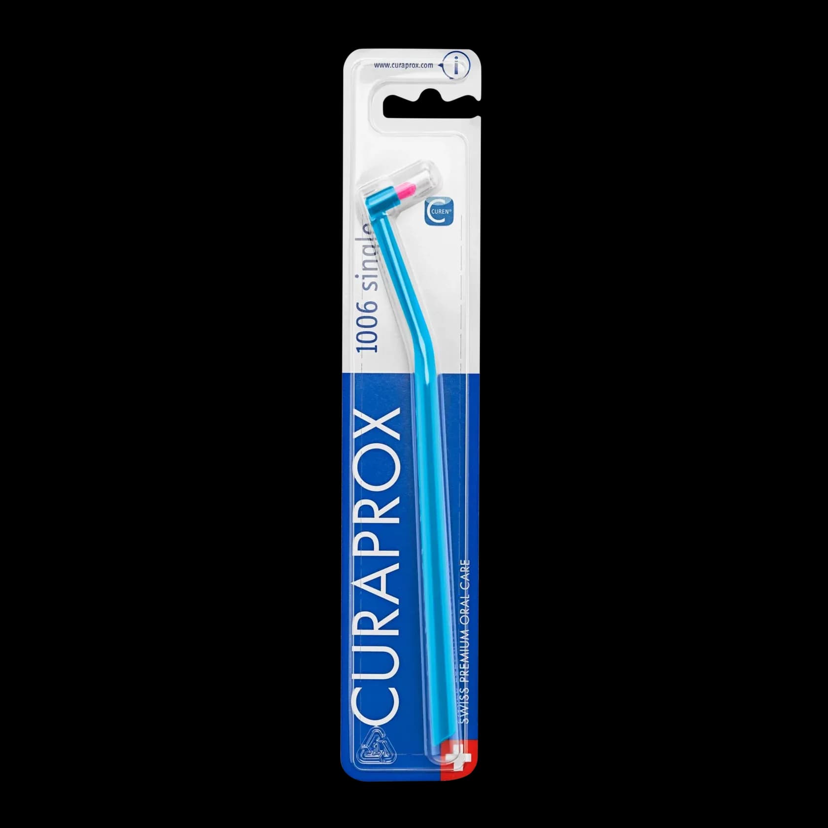 Монопучкова щітка Curaprox CS 1006 Single & Sulcular, 6 мм